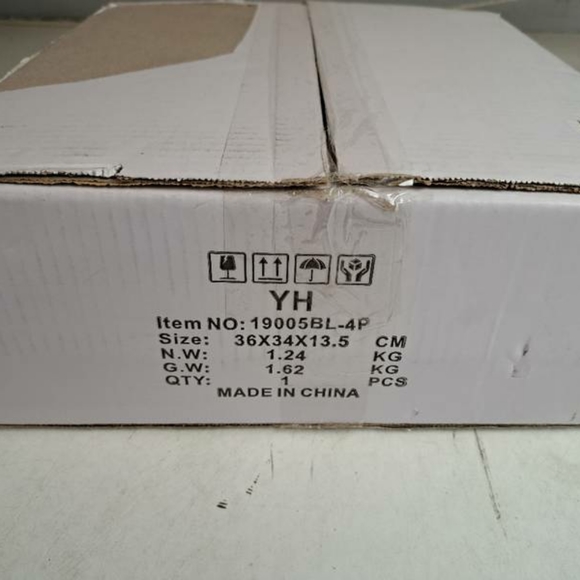 4 Light Crystal Chandeliers for Dining Room, Black. - Picture 5 of 6